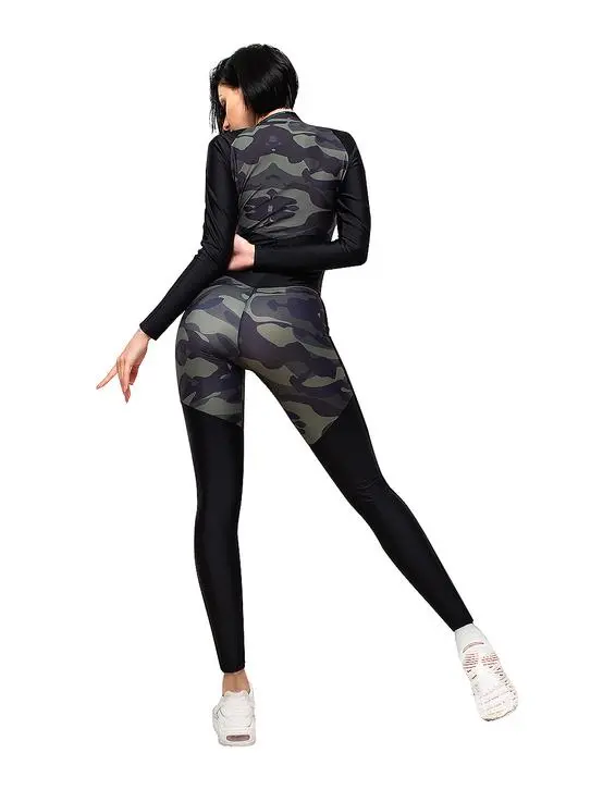 Fitness Jumpsuit Camouflage