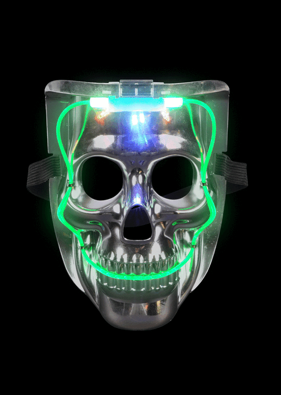 Smiling Skeleton Skull Mask