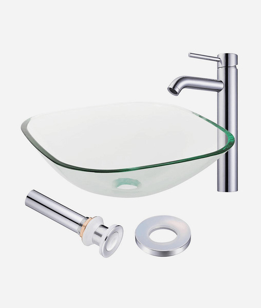 Glass sink